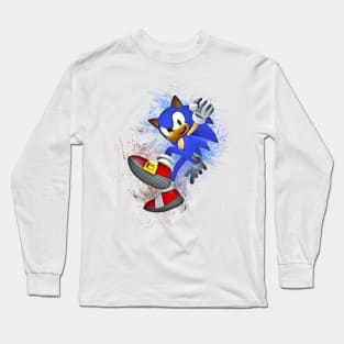 Sonic Pen Sketch Long Sleeve T-Shirt